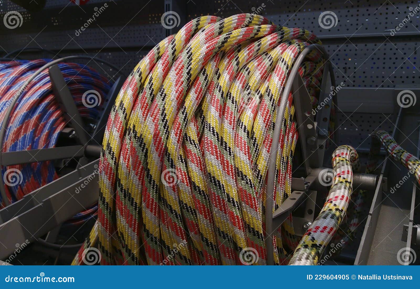 Rope On The Boat, Trip To Egina Island, Athens Region, Greece Stock Photography CartoonDealer