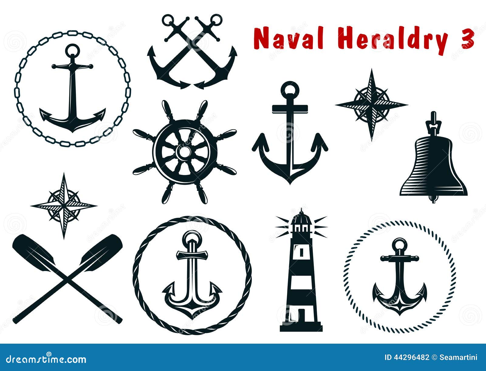 naval heraldry icons set stock vector illustration of naval heraldry icons set stock vector illustration of