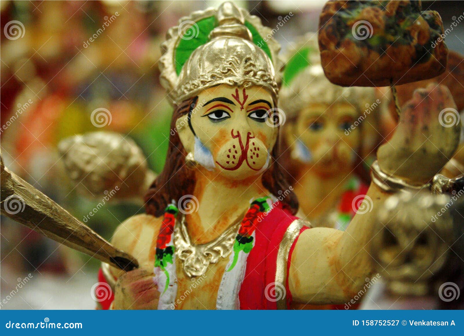 Hanuman. a Display of Dolls, Golu Festival Celebrated during ...