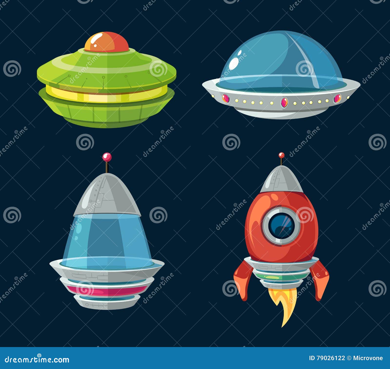 A Nave Espacial E Os Desenhos Animados Das Naves Espaciais Ajustaram-se  Para O Jogo Do Computador Ou Do Smartphone Do Espaço Ilustração do Vetor -  Ilustração de sinal, spaceship: 79026122