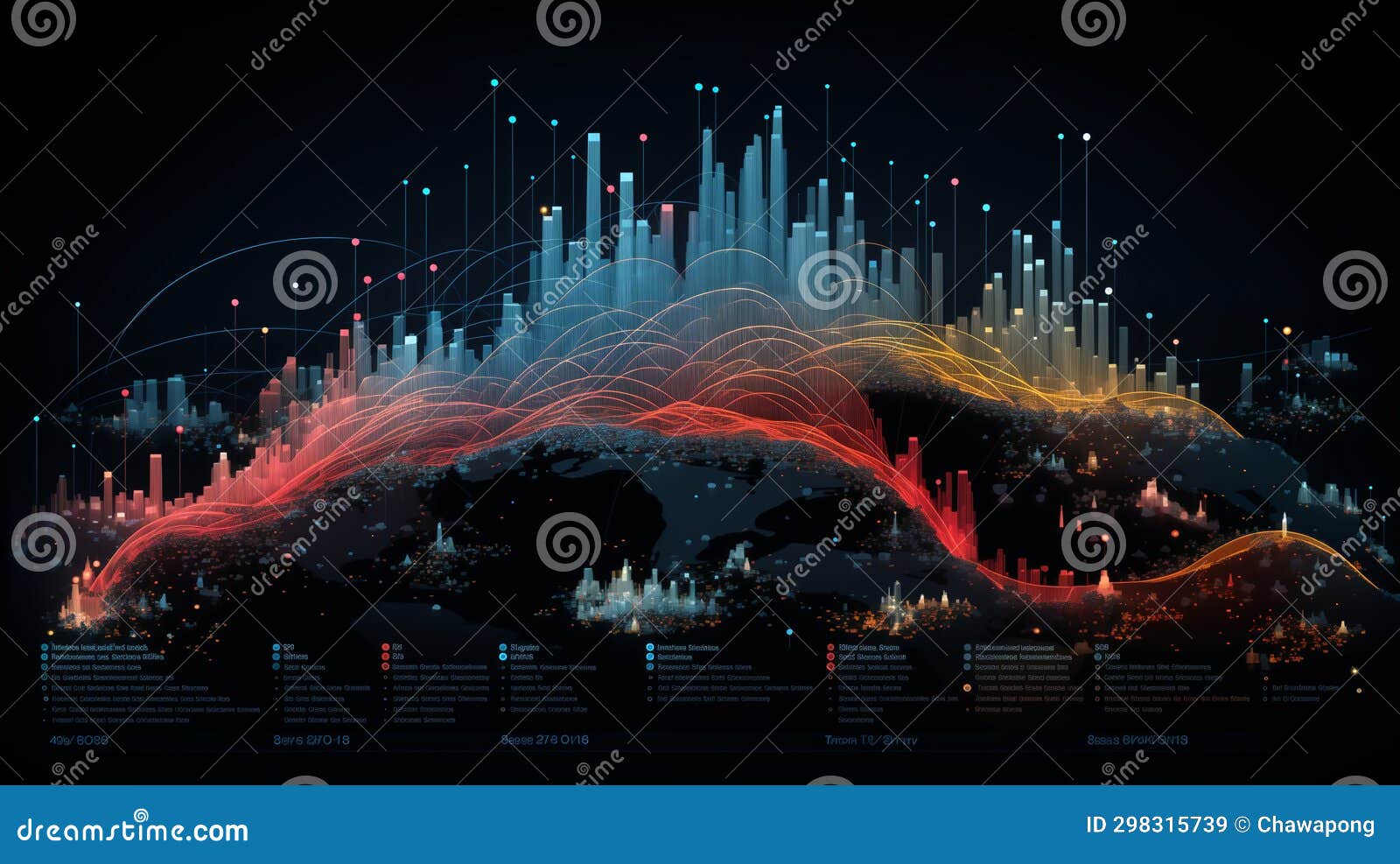 Navigating the Flow of Information in the Online Landscape Stock 