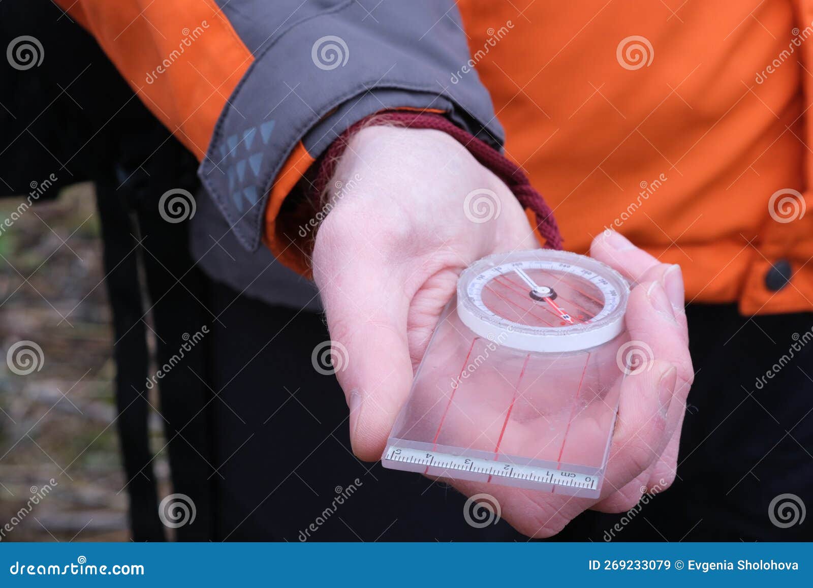 Navigating with Map and Compass Stock Image Image of hands, adventure