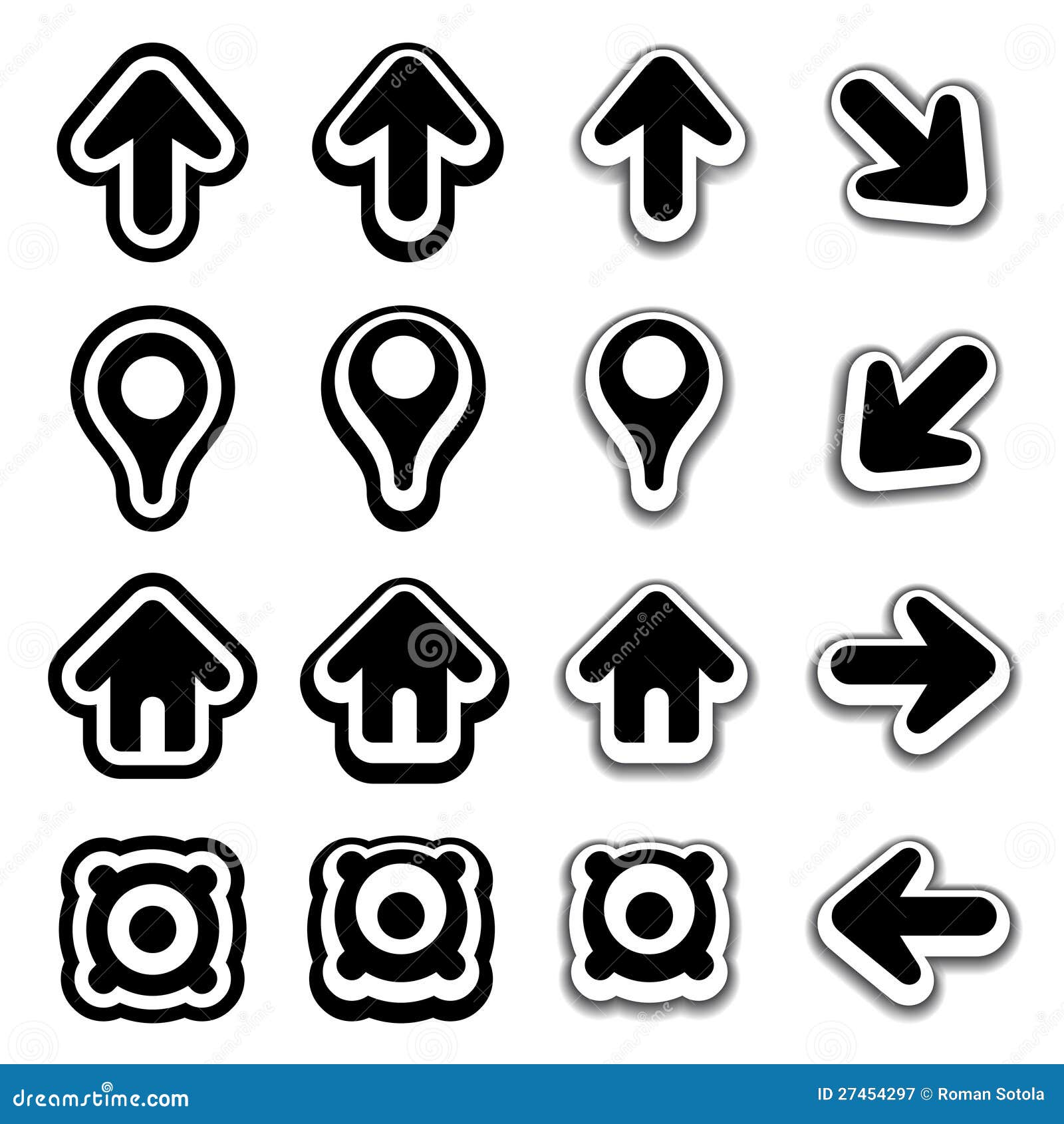 navigation button icons