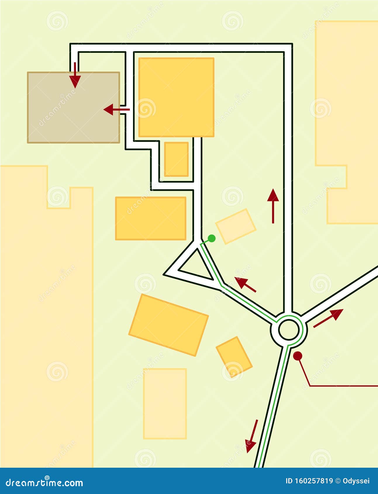 navigation map of driving directions. geographical location, tourist guide, route urban chart.