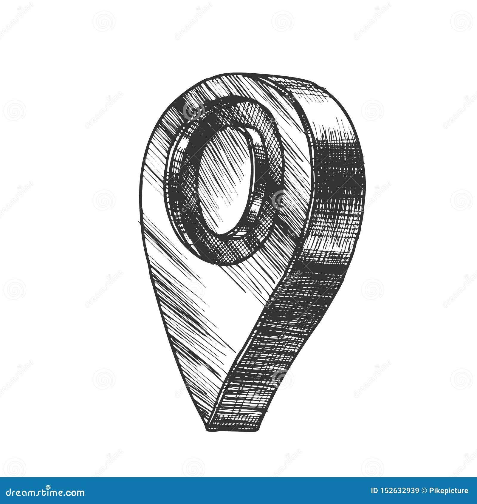 Navigation Map Pointer Gps Location Symbol Vector Stock Vector