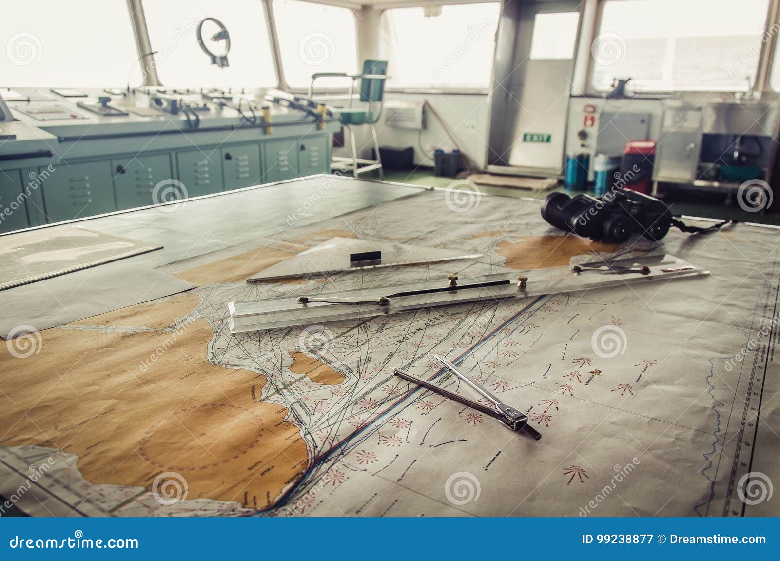 Navigational equipmen stock image. Image of location 99238877