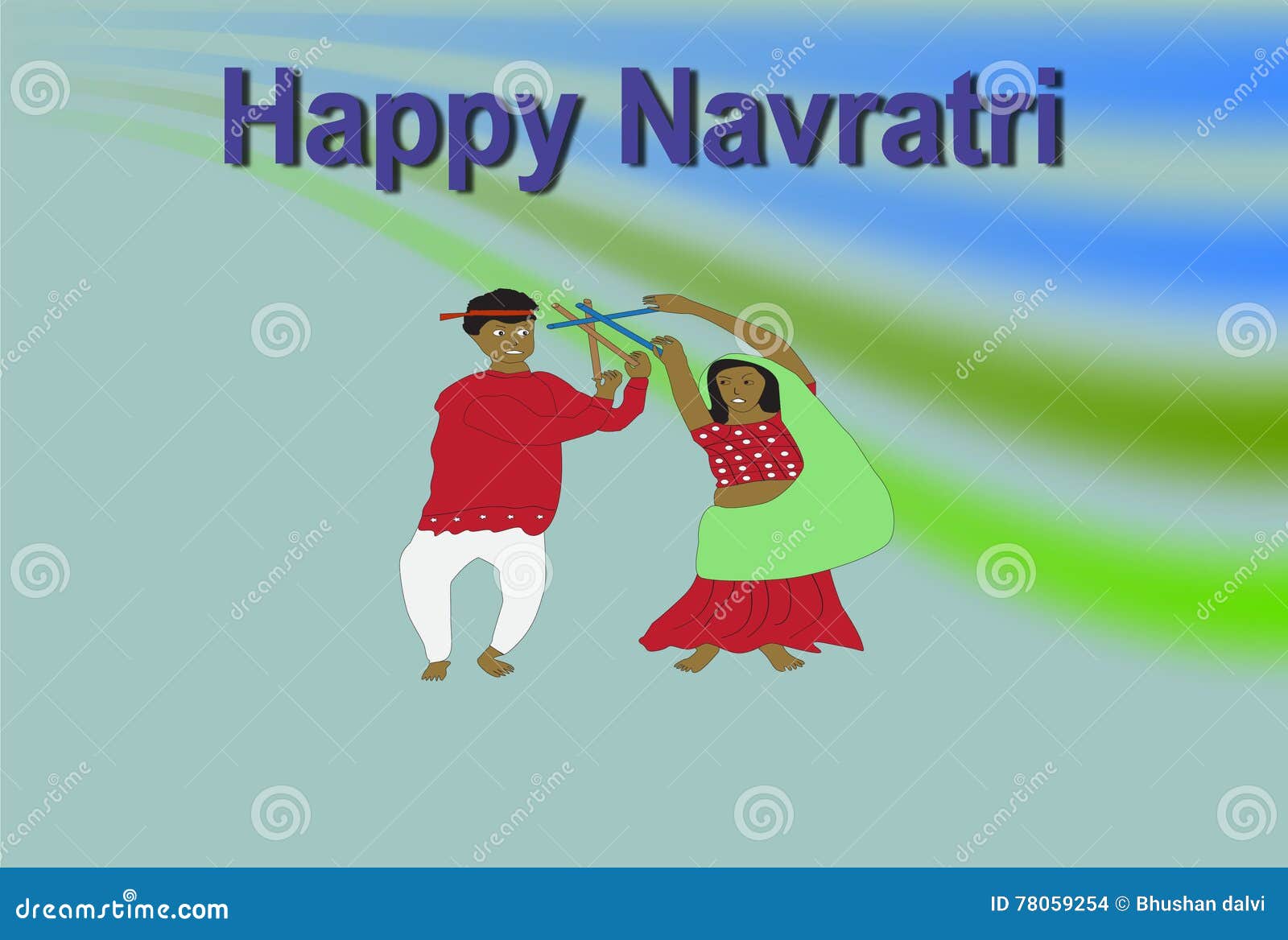 Navratri wallpaper stock illustration. Illustration of wallpaper - 78059254