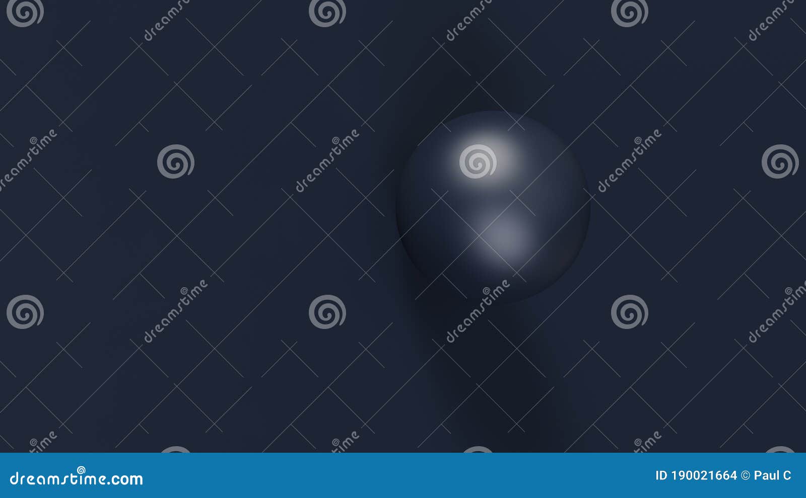 Navy Blue Sphere Block stock illustration. Illustration of poly 190021664