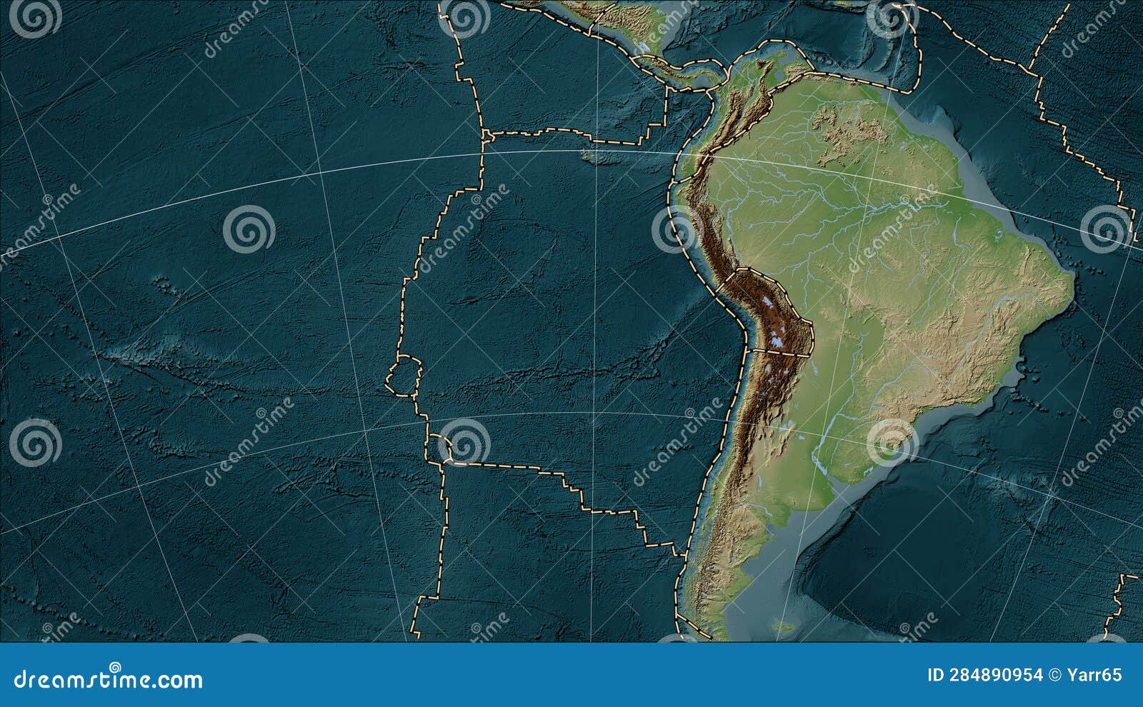 Nazca Plate Boundaries. Wiki Map Stock Illustration Illustration of