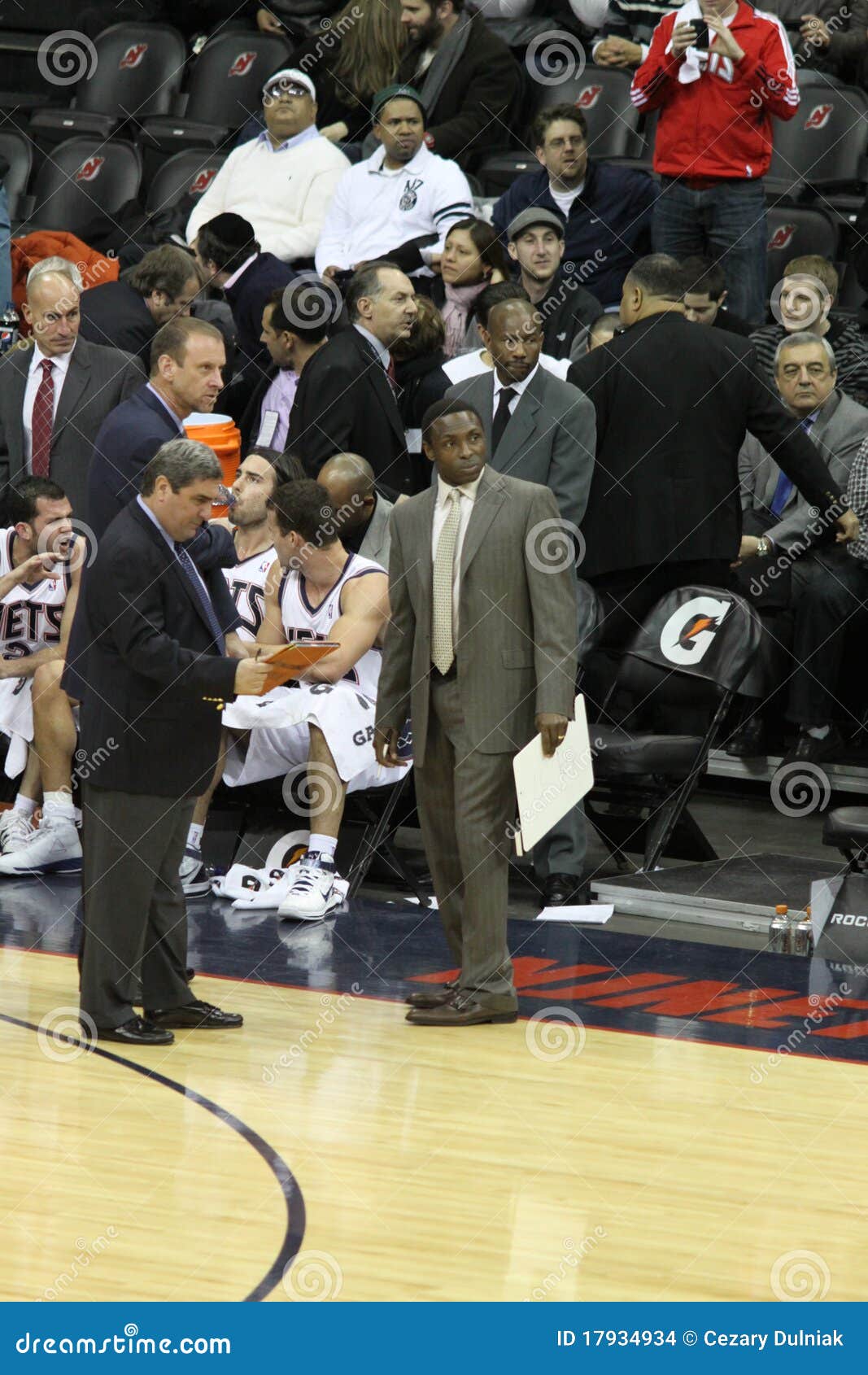 NBA Avery Johnson Nets Coach Editorial Stock Image Image of regular