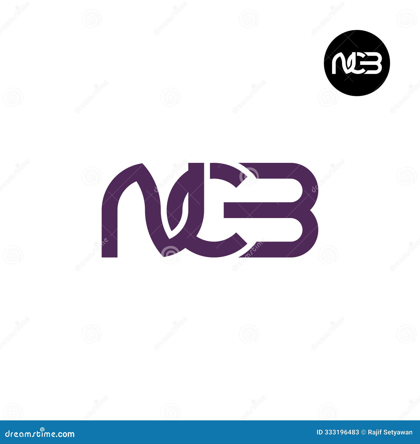 ncb logo letter monogram 