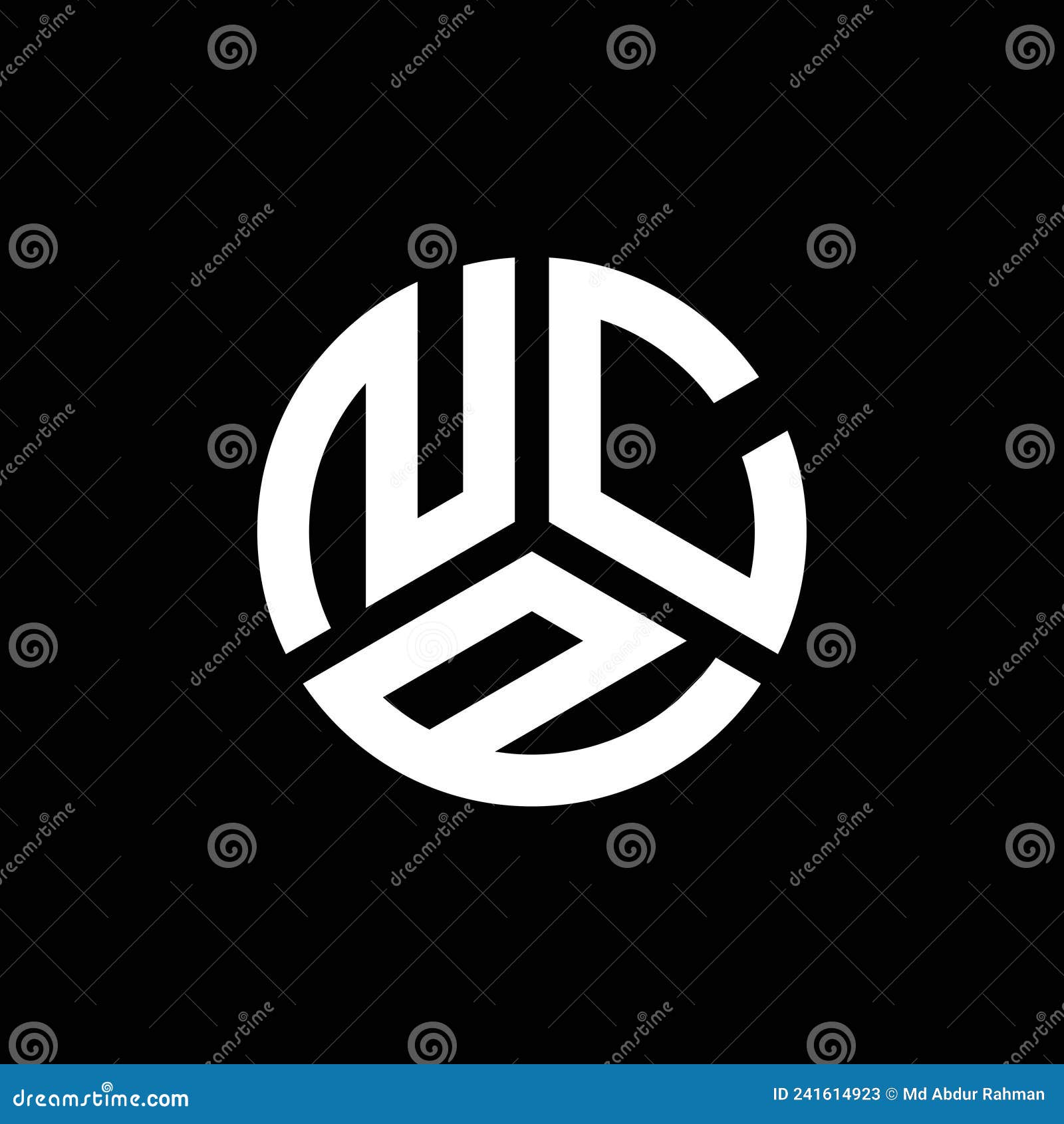 ncp letter logo  on black background. ncp creative initials letter logo concept. ncp letter 