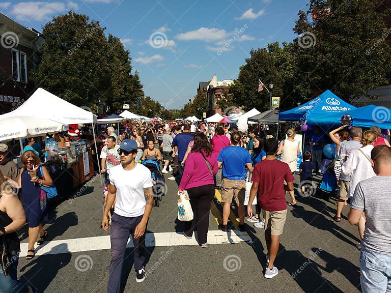Street Fair, Rutherford, NJ, USA Editorial Photography Image of