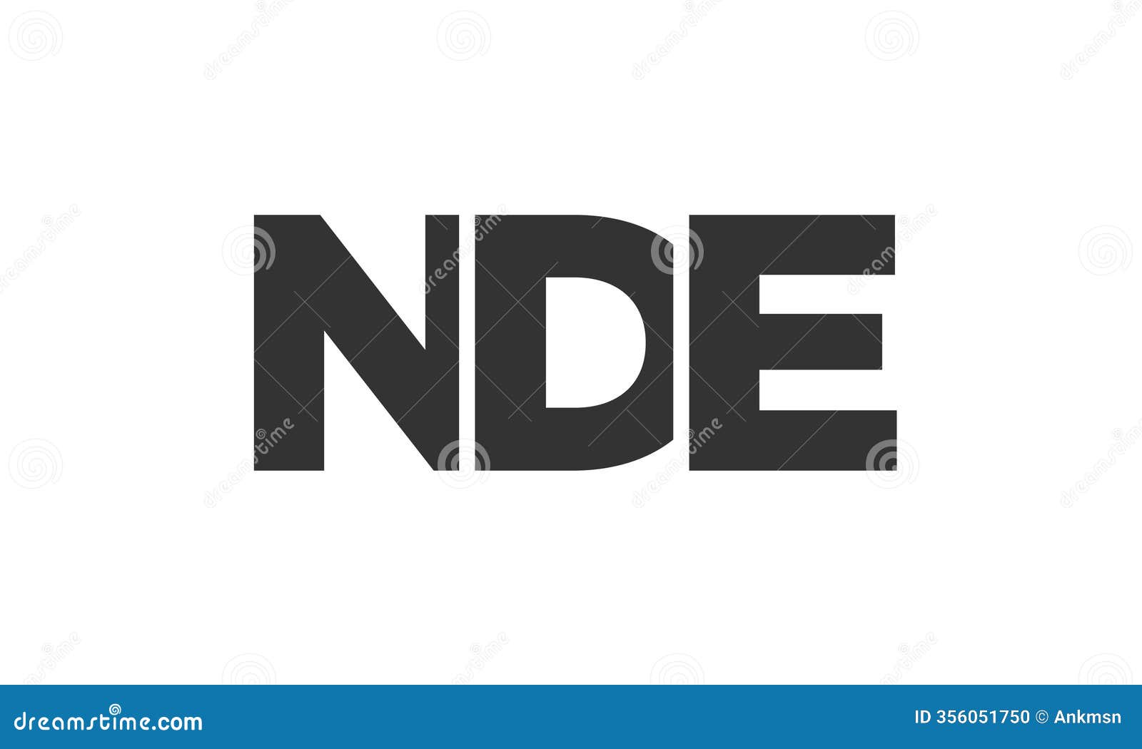 nde logo  template with strong and modern bold text. initial based  logotype featuring simple and minimal typography.