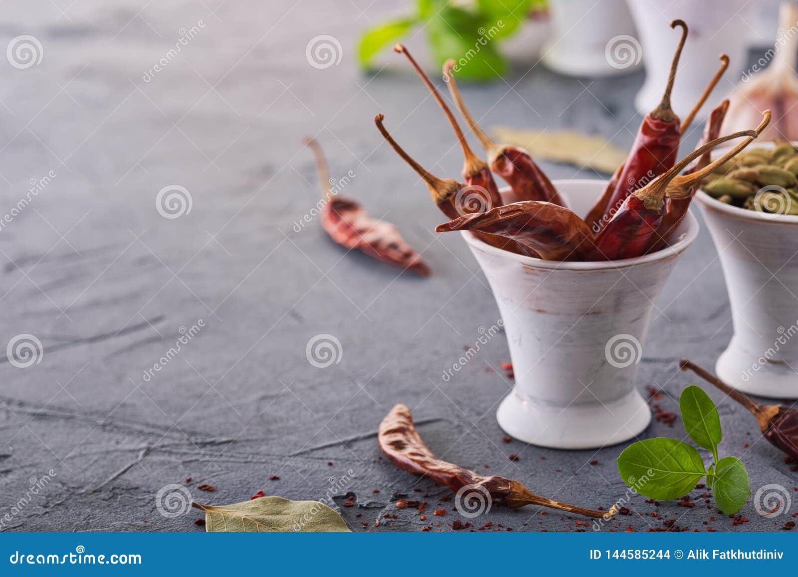 Ndian Spice. Dry Red Chily in the Bawl Stock Photo - Image of organic ...