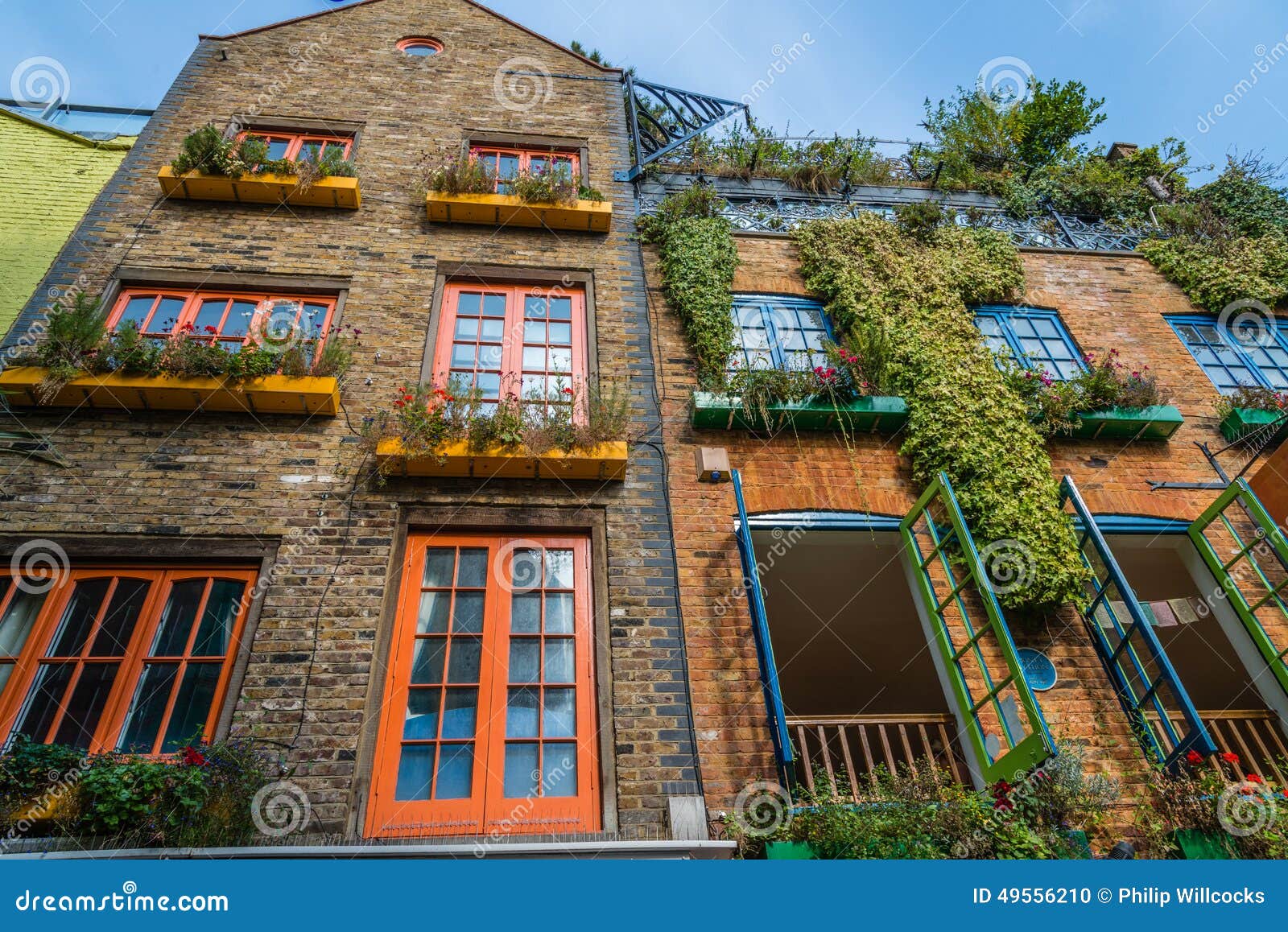 Colourful Neal's Yard Near Covent Garden In London Editorial Stock Colourful Neal's Yard Near Covent Garden In London Editorial Stock