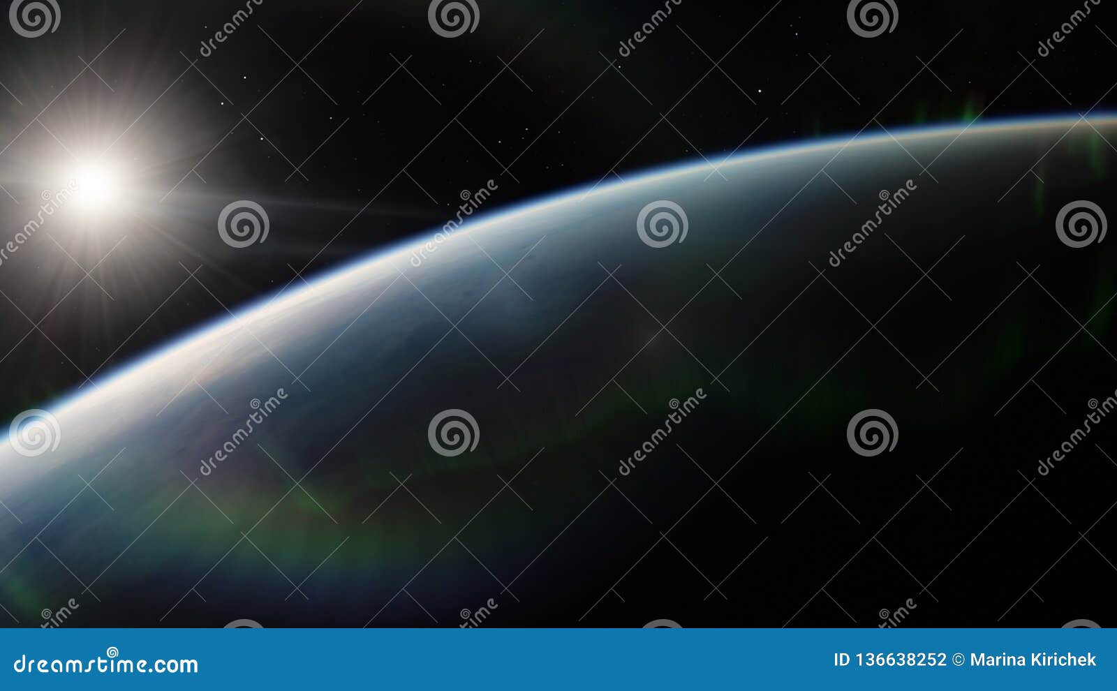 near, low earth orbit blue planet. this image s furnished by nasa