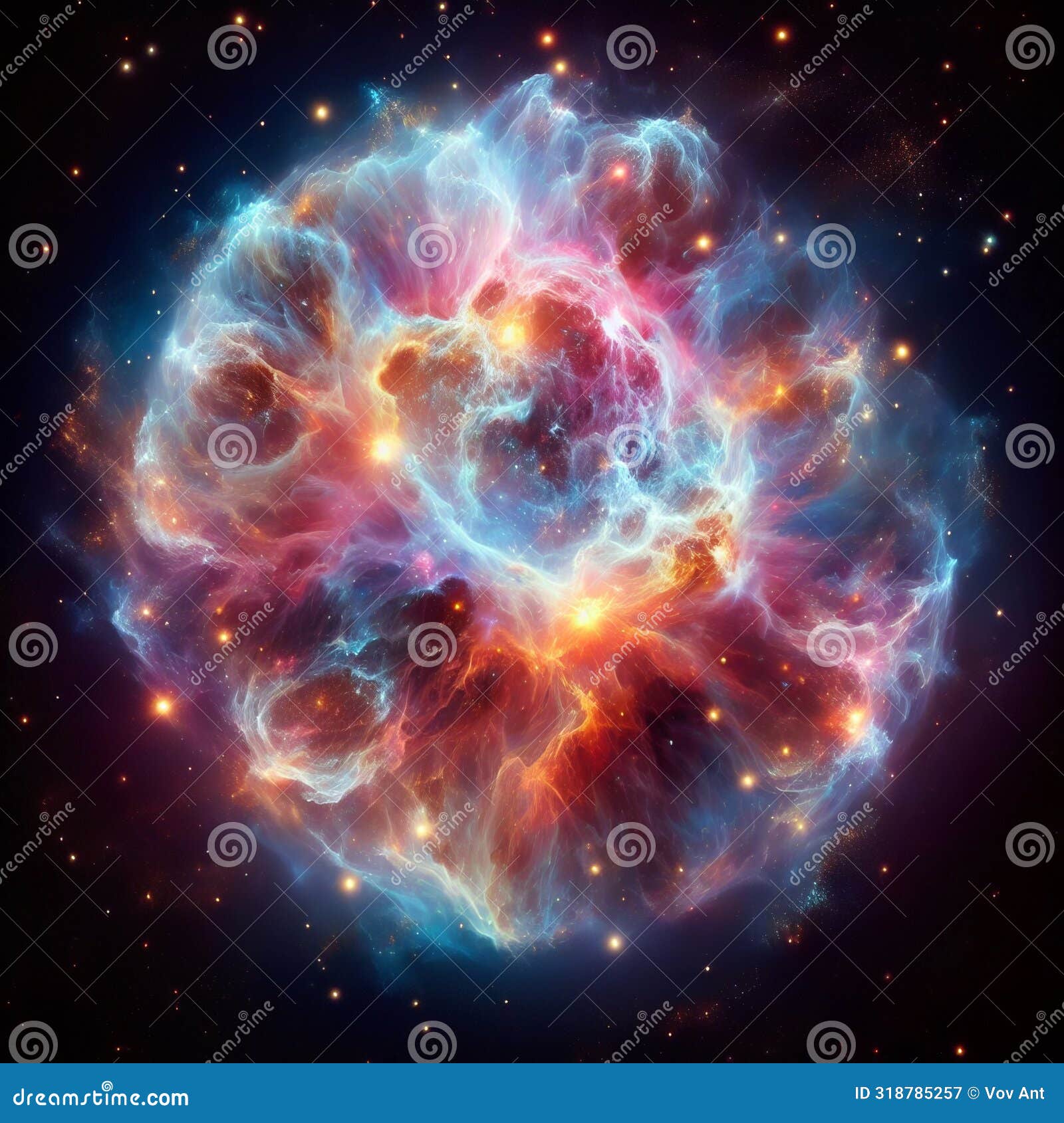 85 139. nebula star cluster effect_ a nebula, radiant