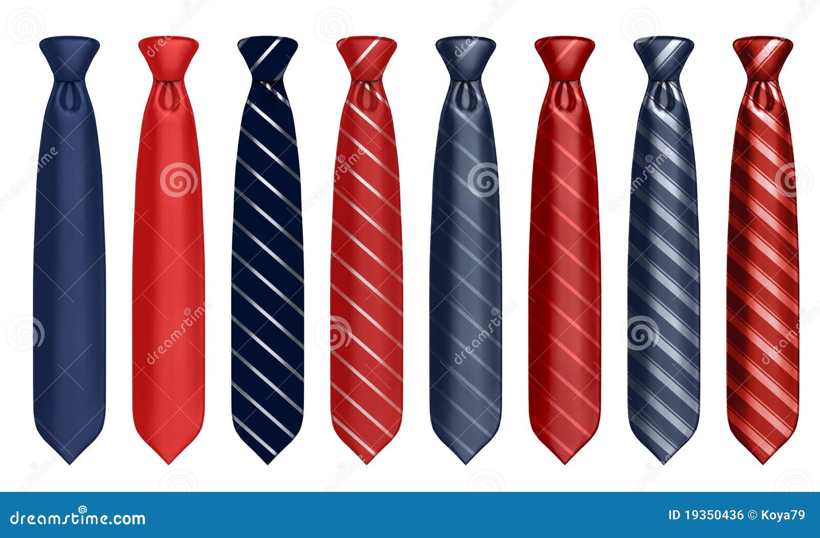 Neck tie set stock illustration. Illustration of clothing 19350436