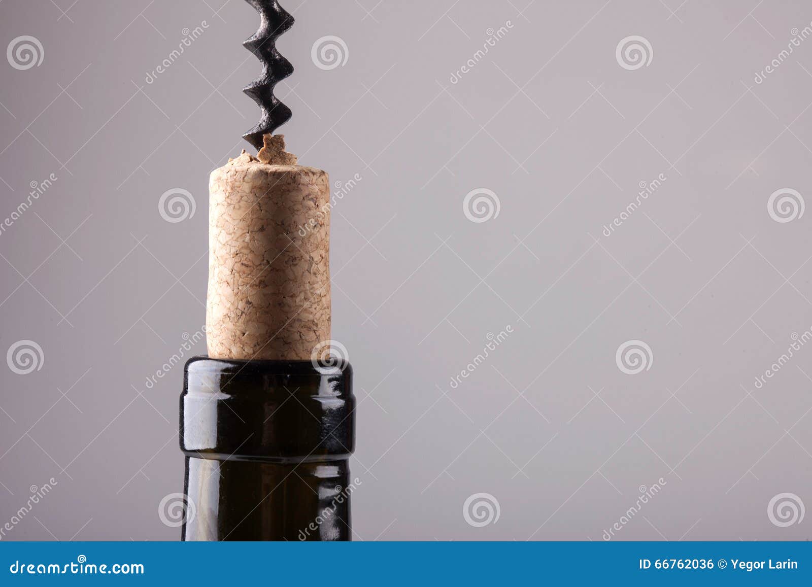 Neck of a Wine Bottle Vintage Cork and Corkscrew Stock Photo Image of