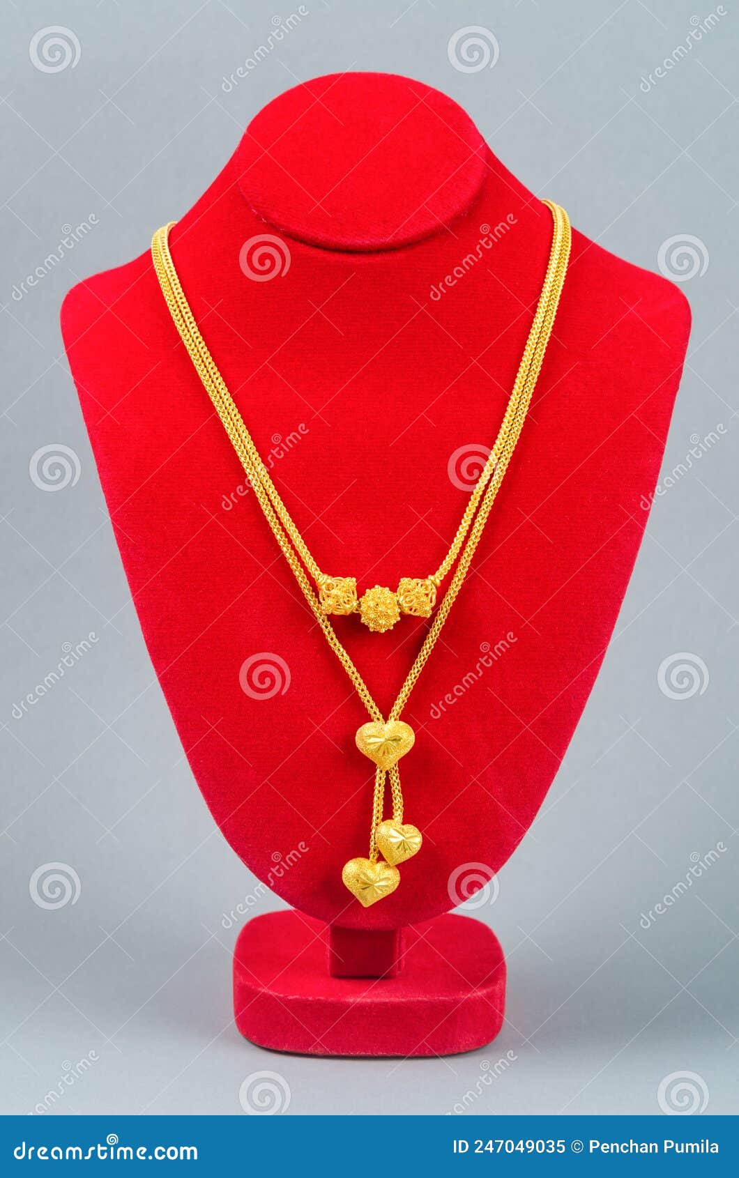NS-2211006 - Gold Plated Long Necklace With Green Hydropotey | Fashion  Jewelry | Meesaa Nepal