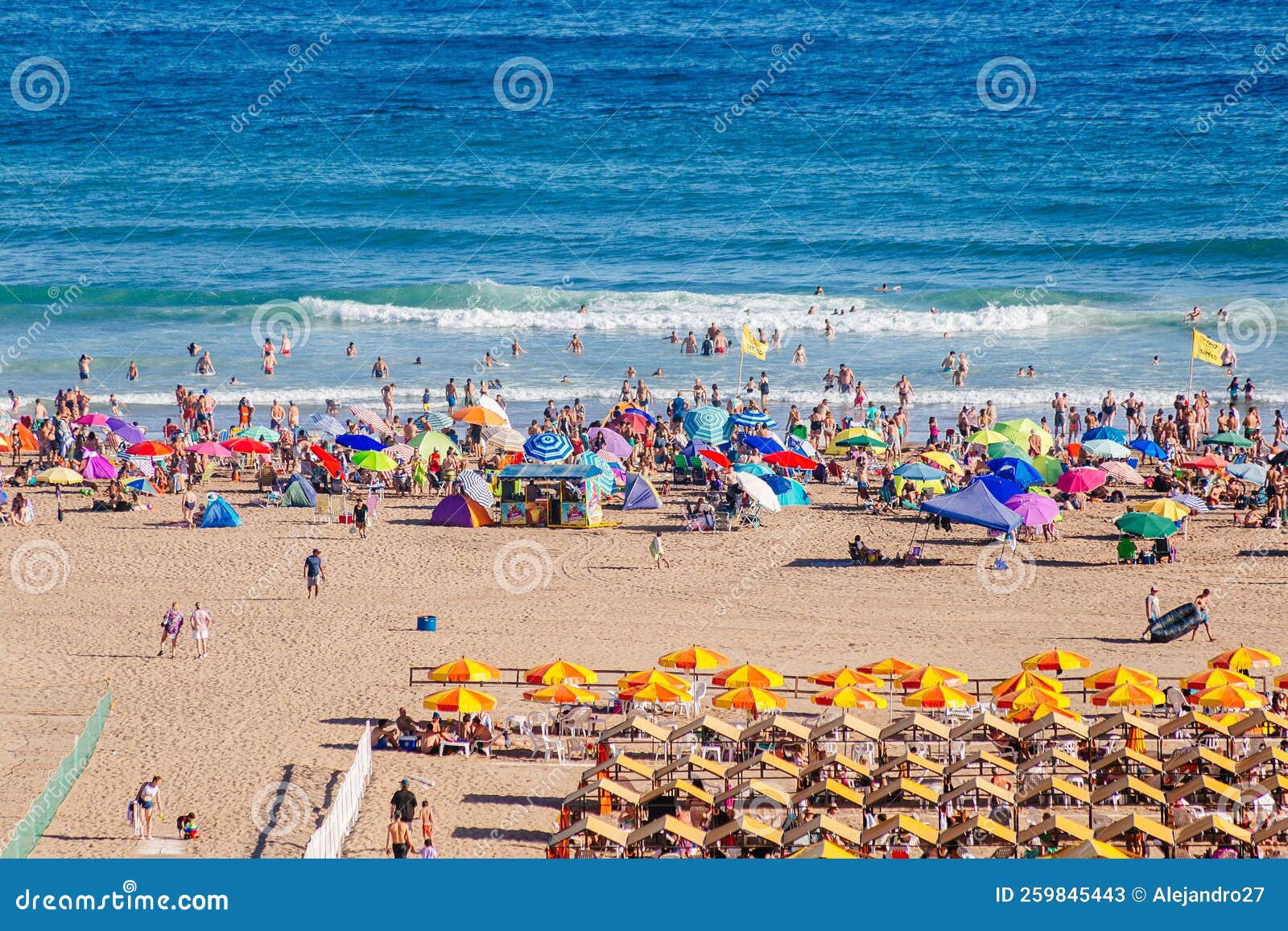 NECOCHEA, BUENOS AIRES, ARGENTINA - JANUARY 5, 2022: Aerial View of the ...