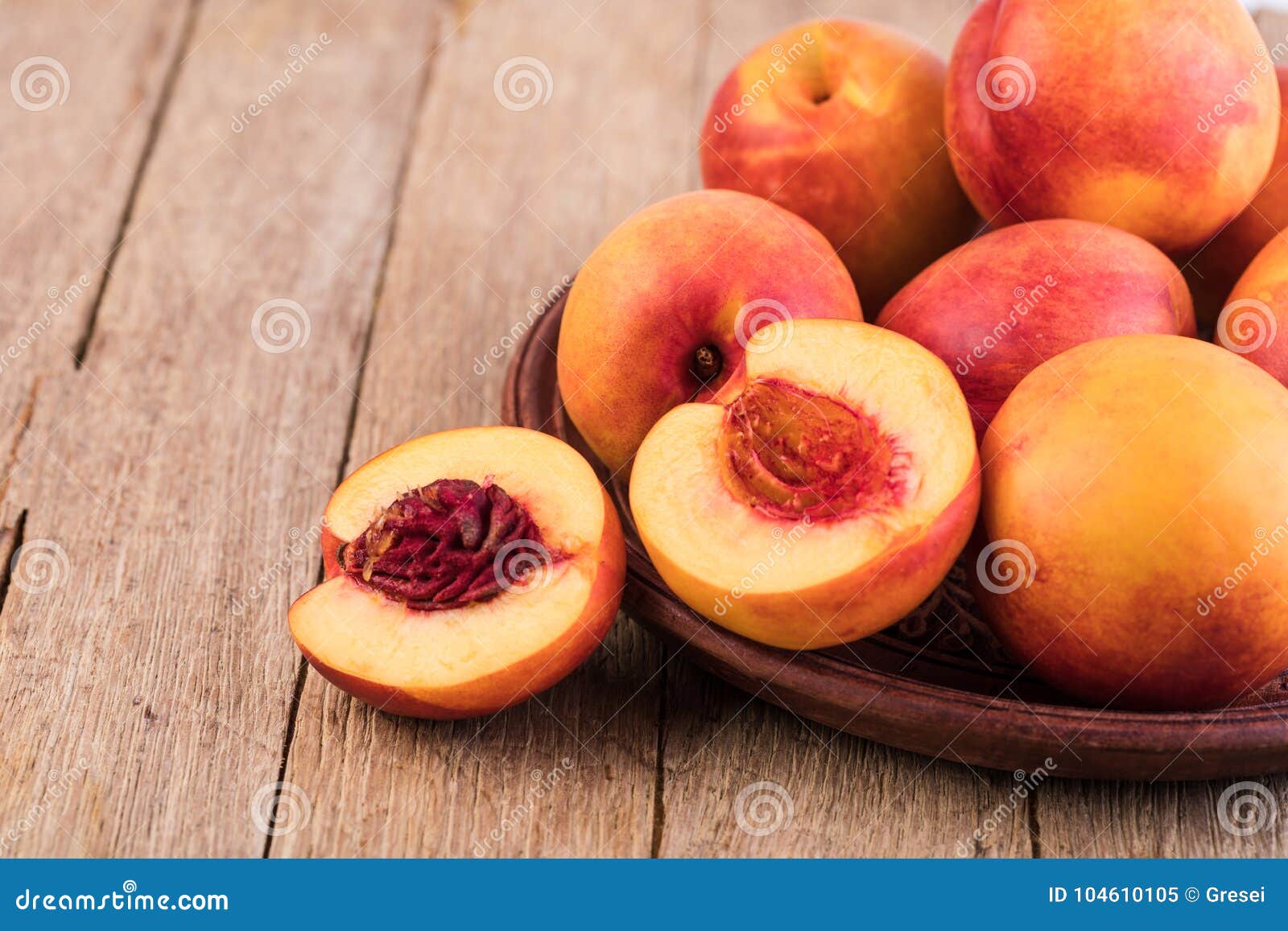 Nectarine stock image. Image of nectarine, organic, group 104610105