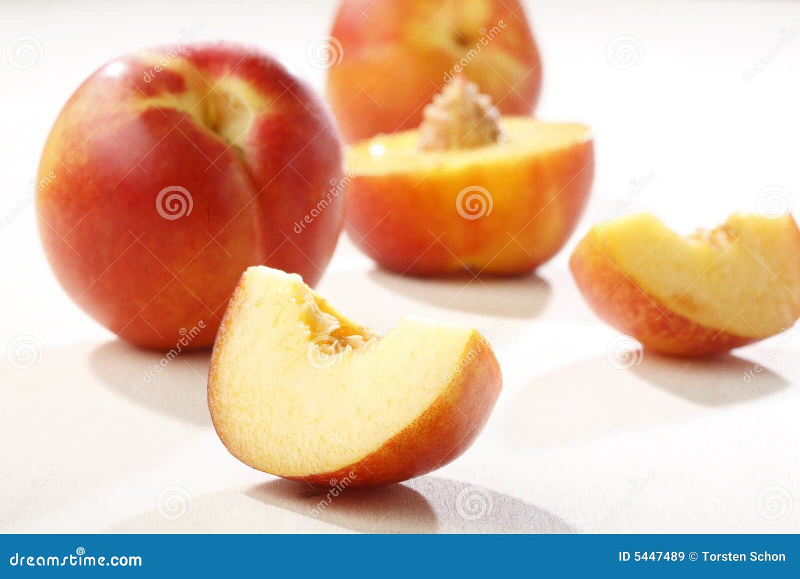 Nectarines stock image. Image of nectarine, healthy, food 5447489