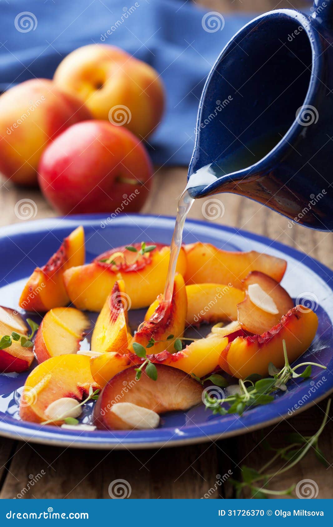 Nectarines and Plums in Syrup Stock Photo Image of nutrition, organic