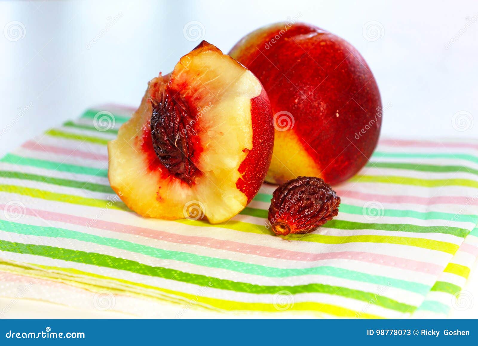 Nectarines stock image. Image of natural, fruits, diet 98778073