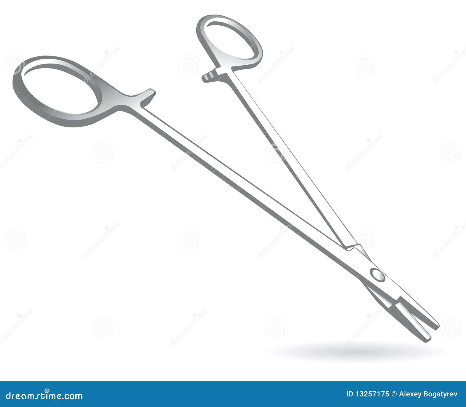 Needle Holder stock vector. Illustration of emergency 13257175