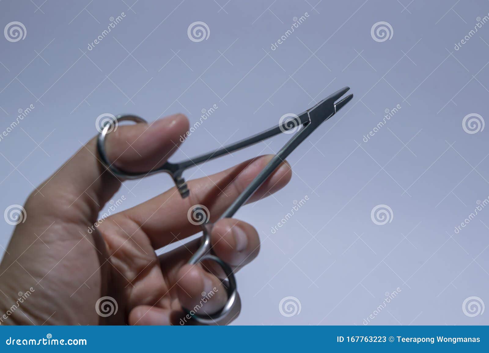 Needle Holder is a Device for Holding Stitches for Stitches. Stock