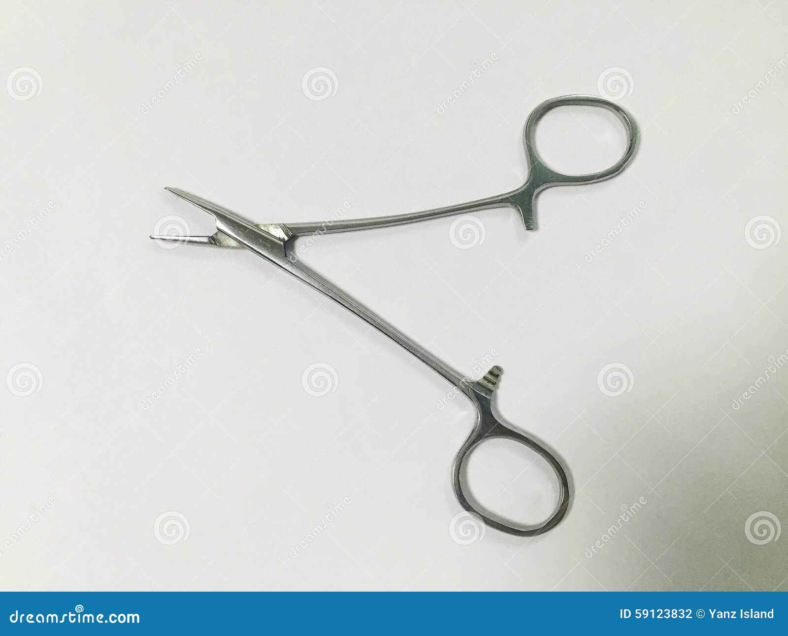 Surgical Instrument Needle Holder Stock Photo Image of steel