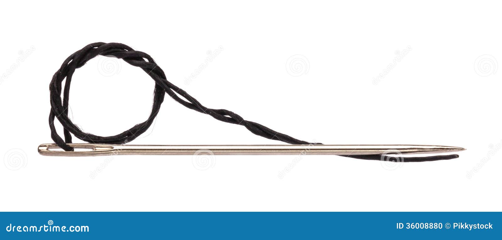 Needle for Leather Stitching Stock Photo Image of sharp, furniture