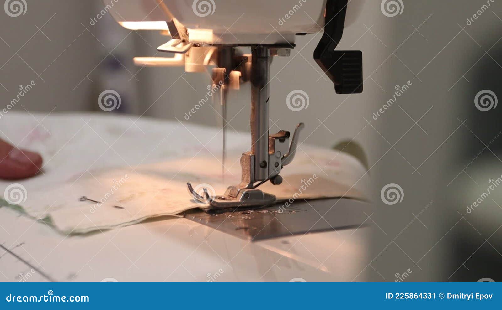 Needle of Sewing Machine in Motion. Sewing Machine Needle Fast Motion Stock Video Video of