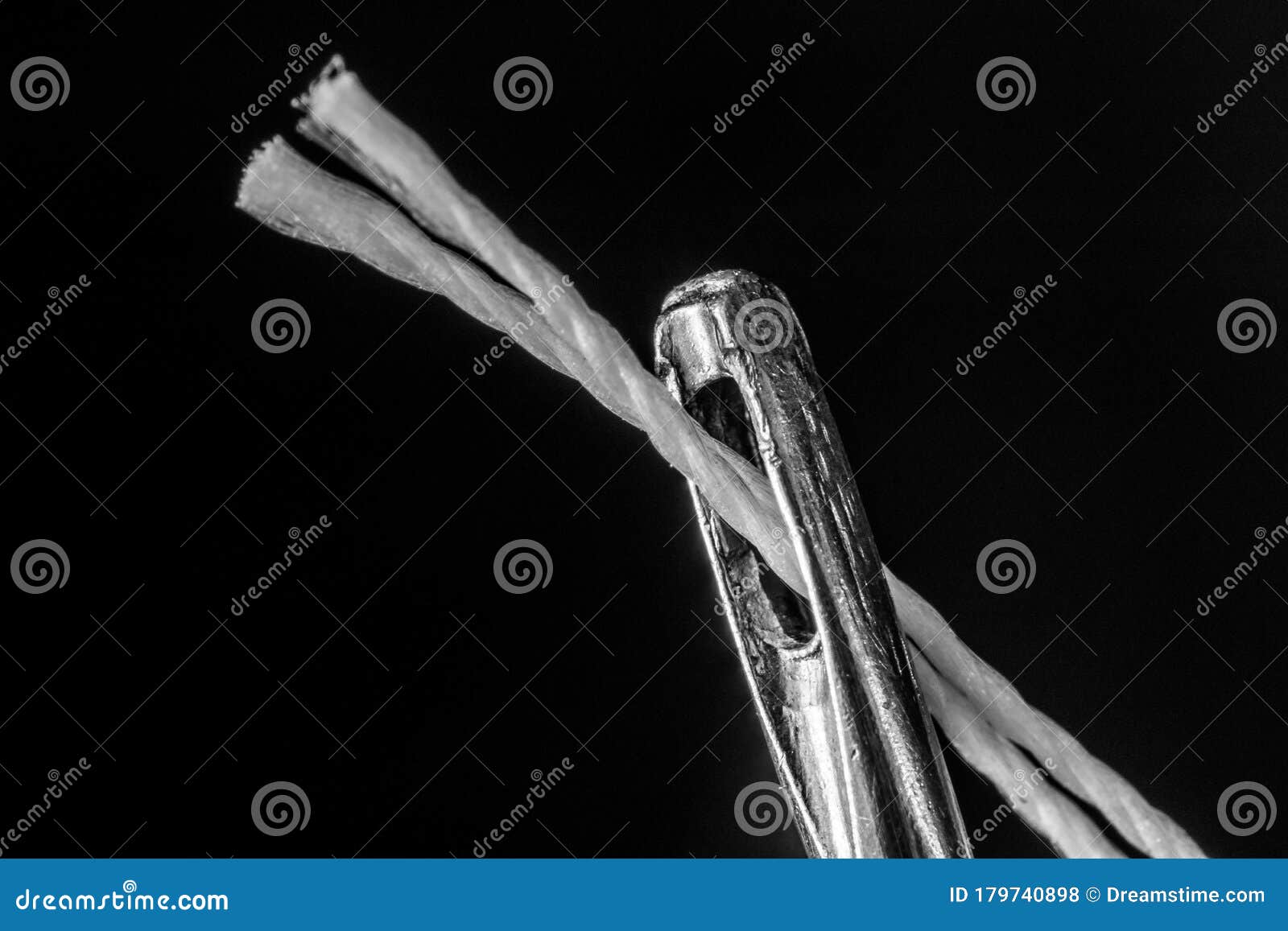 Needle and thread stock photo. Image of needle, home - 179740898