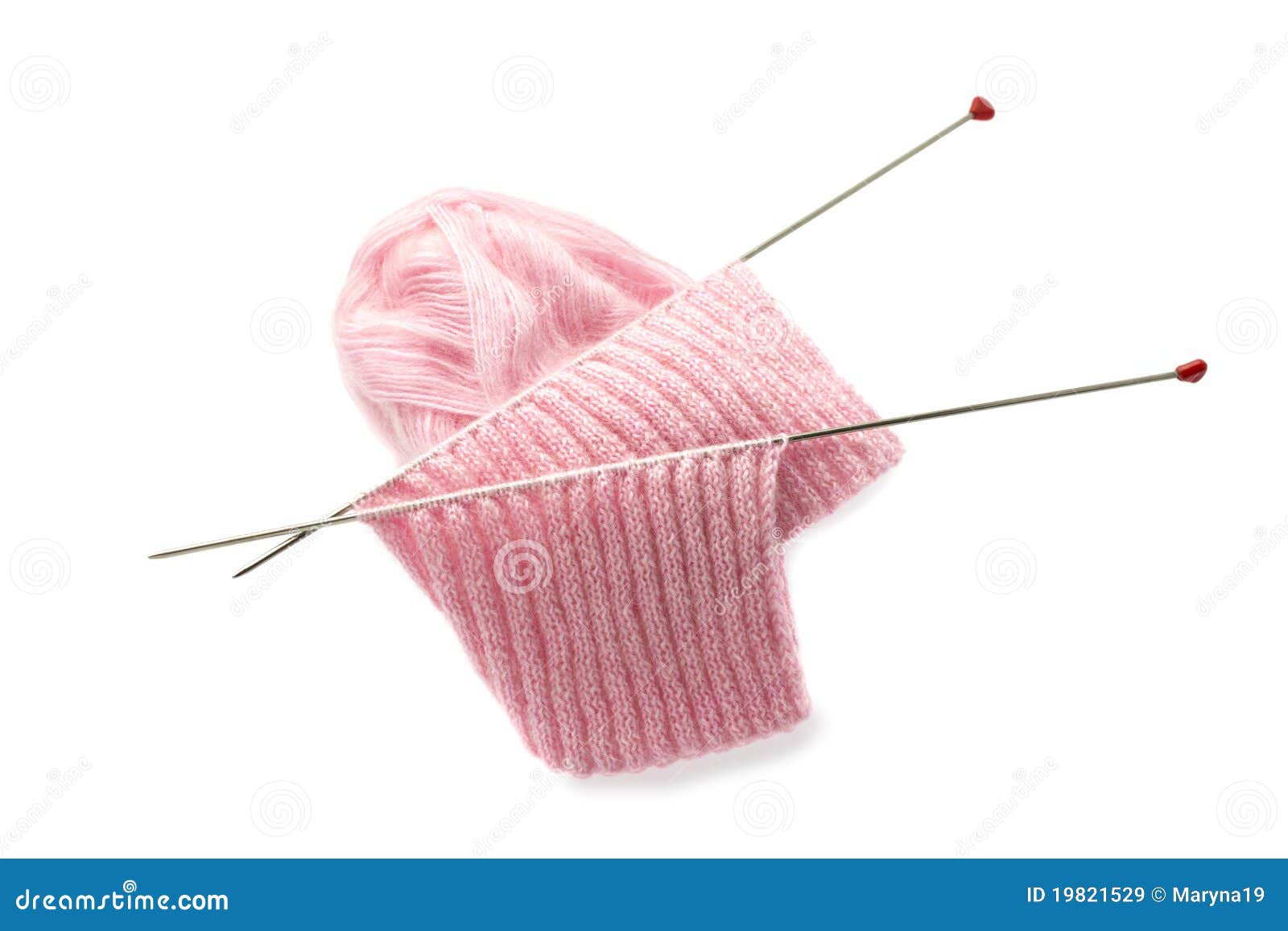 Needles for knitting stock image. Image of needle, soft 19821529