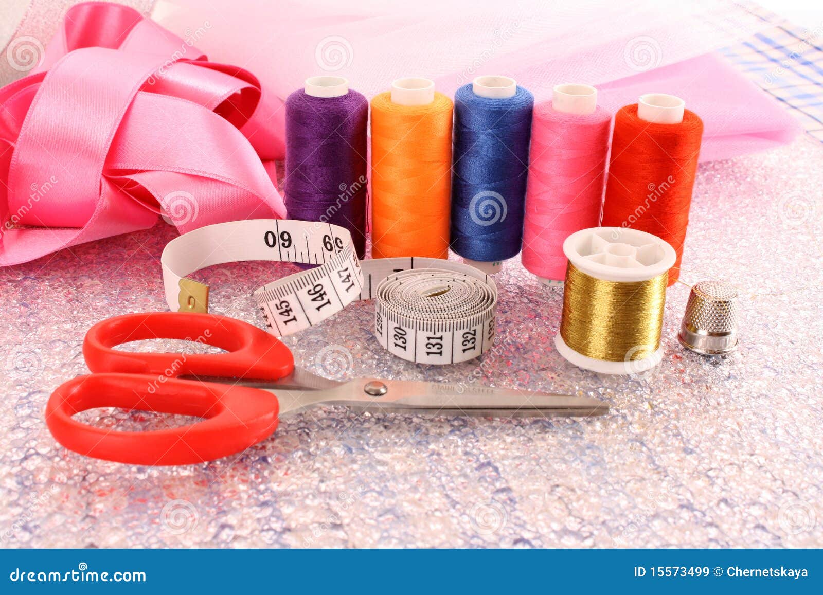 Needlework stock image. Image of dressmaker, cloth, colorful - 15573499