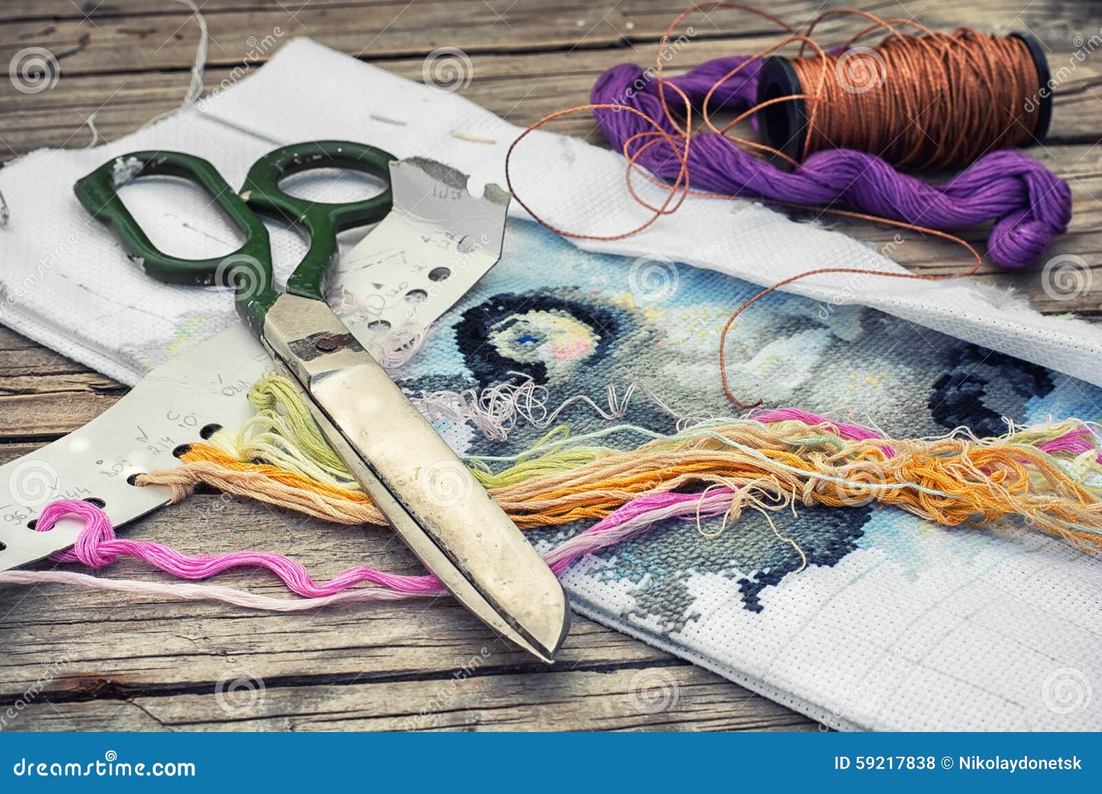 Needlework stock photo. Image of hobby, fashion, clothing 59217838