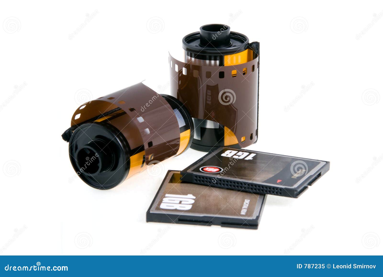 Negative and digital film. stock image. Image of lexar - 787235