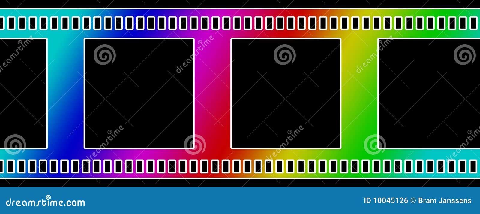 Negative Film Border Frame RoyaltyFree Stock Photo