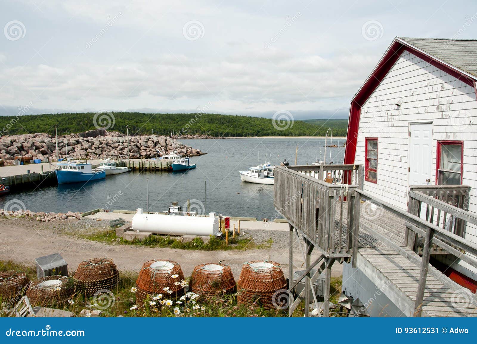 Neils Harbor Nova Scotia Canada Stock Image Image of breton
