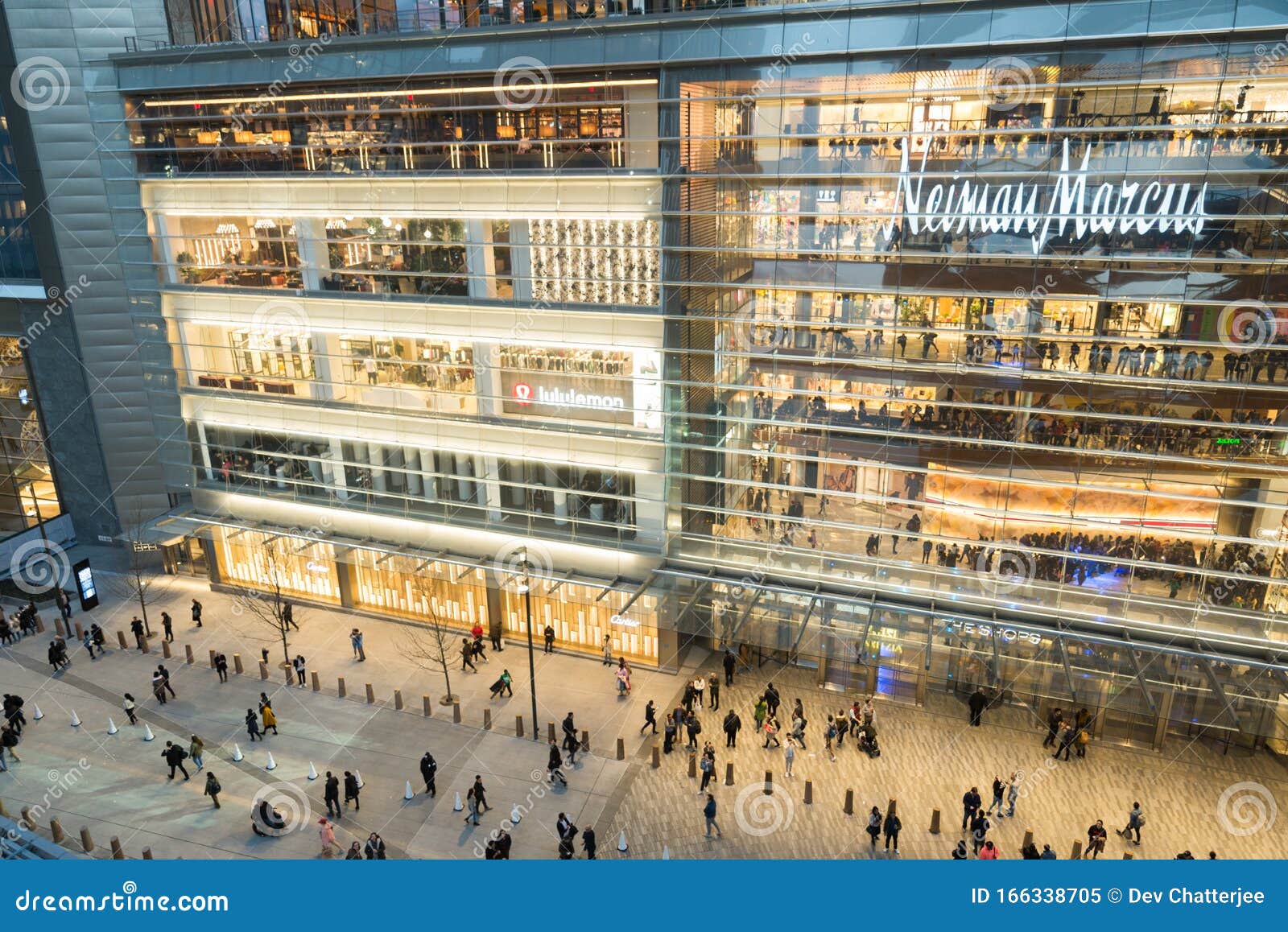 Neiman Marcus Store at the Hudson Yards during Night with Many People  Around Editorial Image - Image of clothes, creator: 166338705