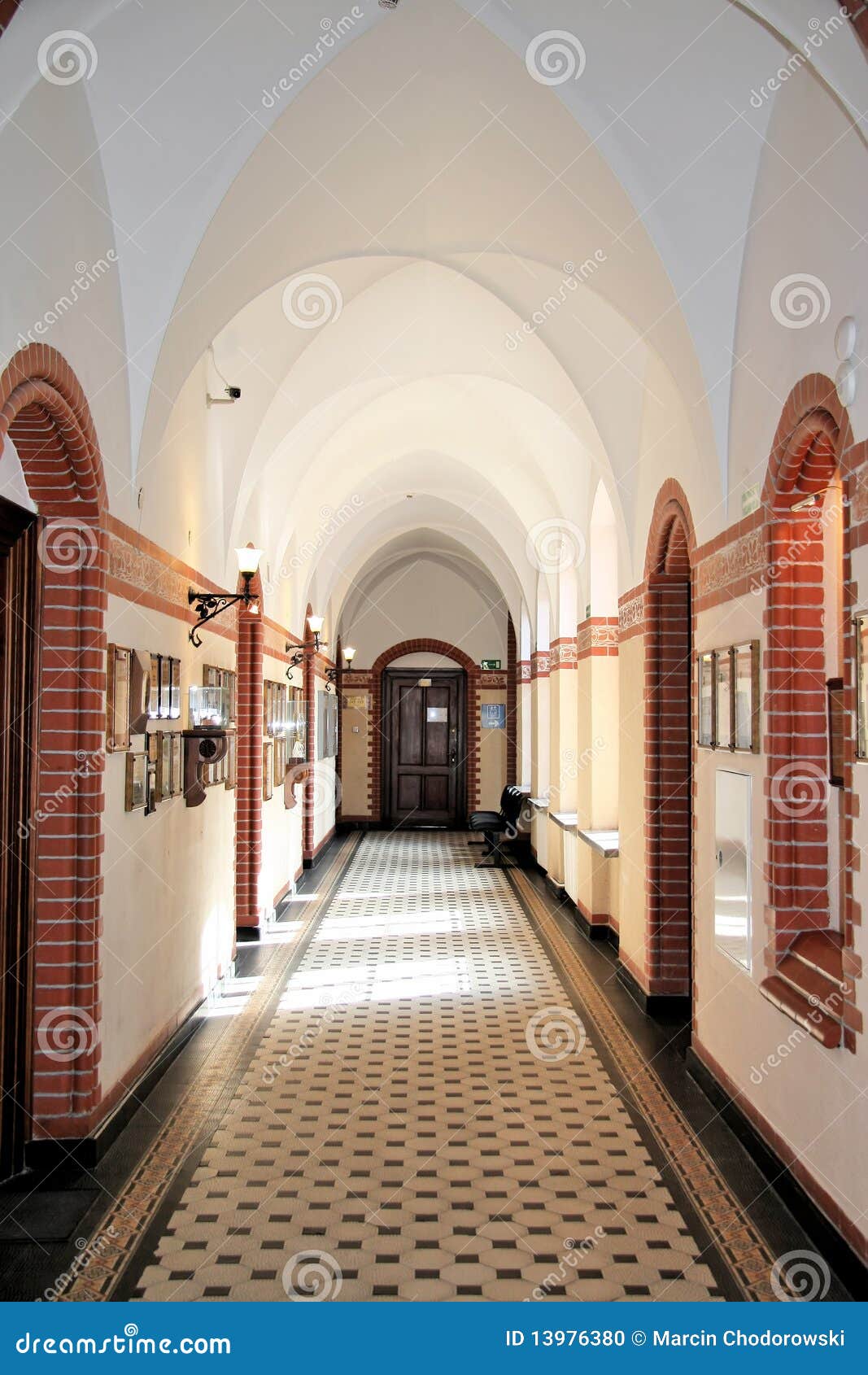 neo-gothic interior.