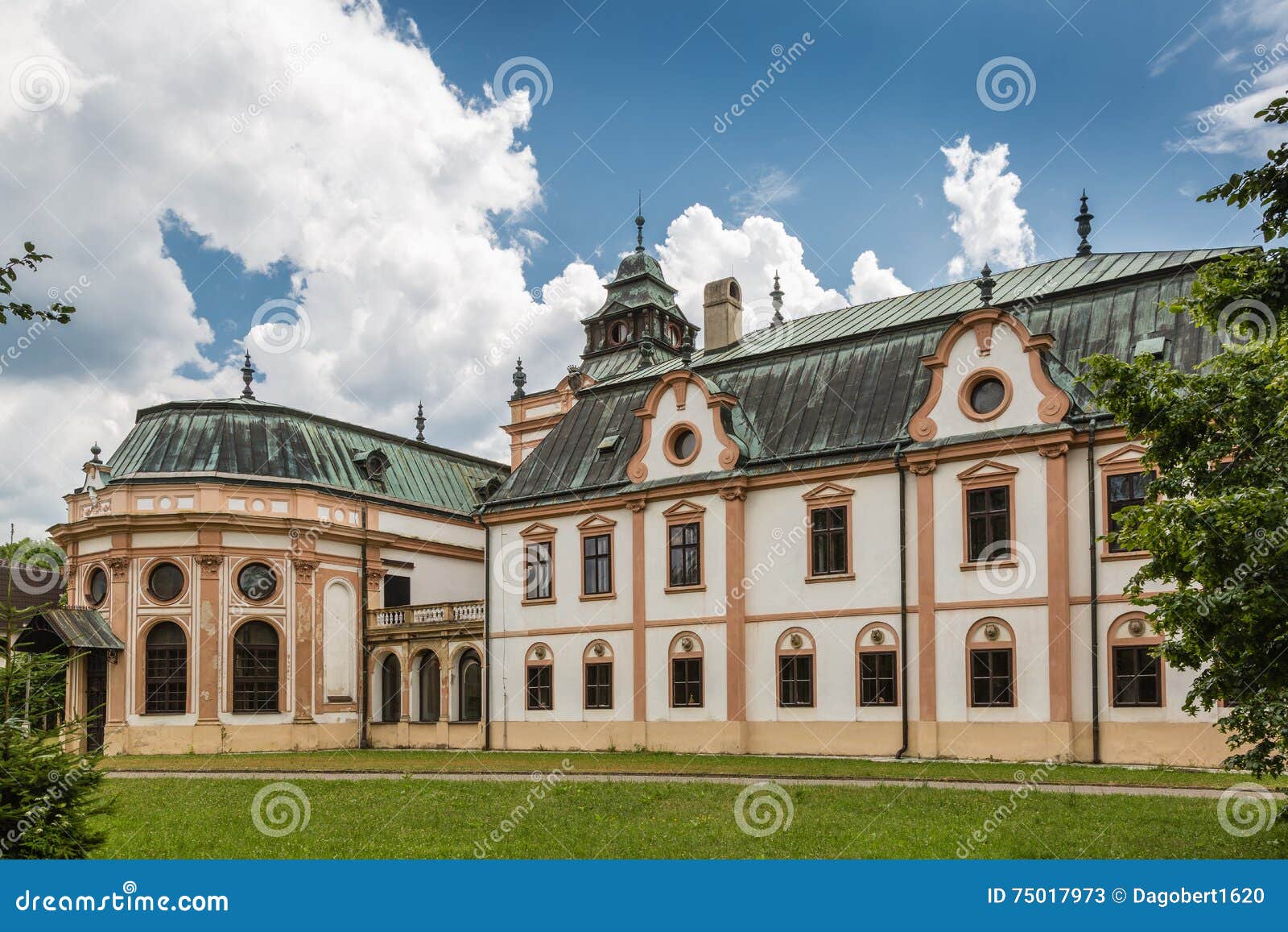 neobaroque manor house in klatova nova ves