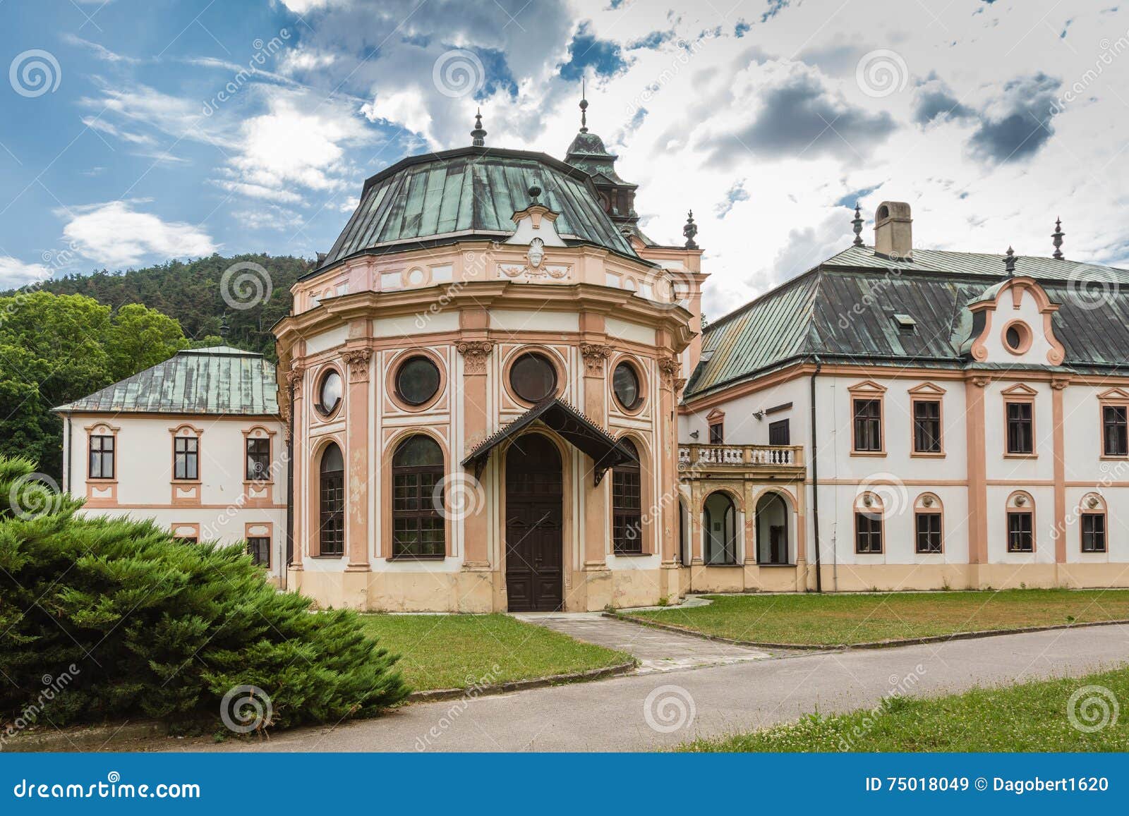 neobaroque manor house in klatova nova ves