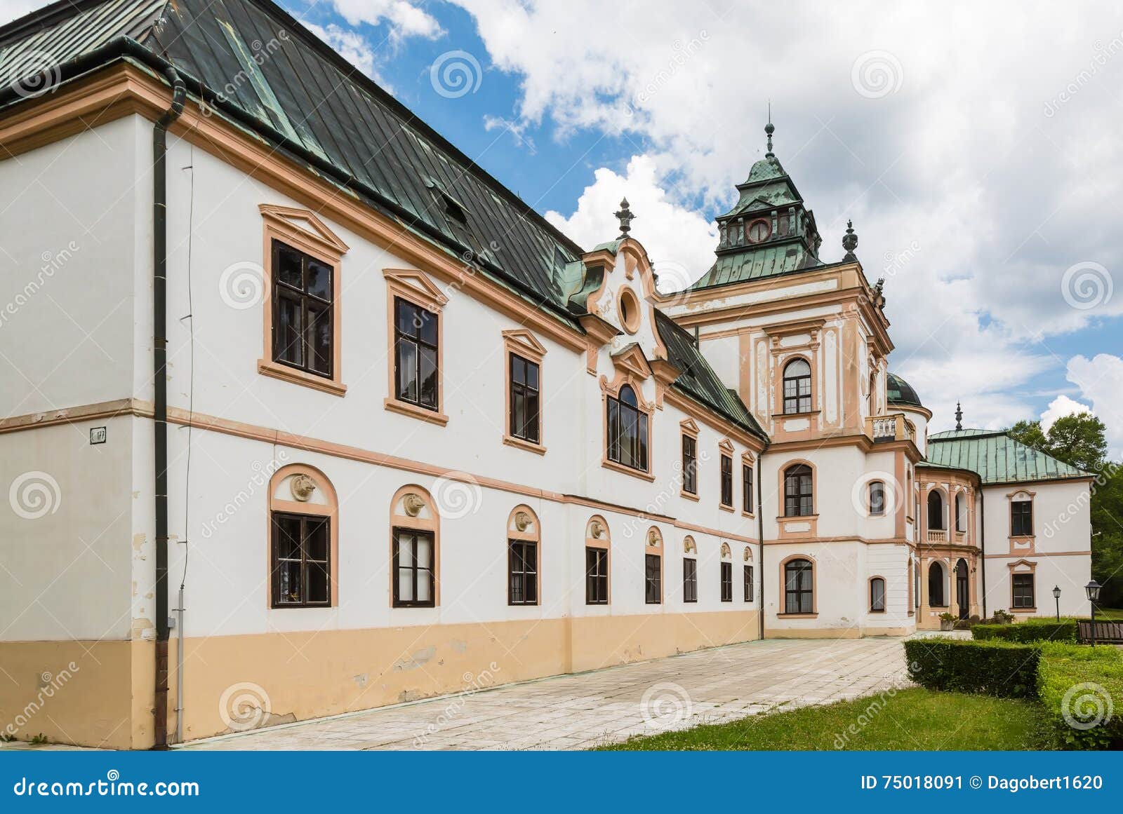 neobaroque manor house in klatova nova ves