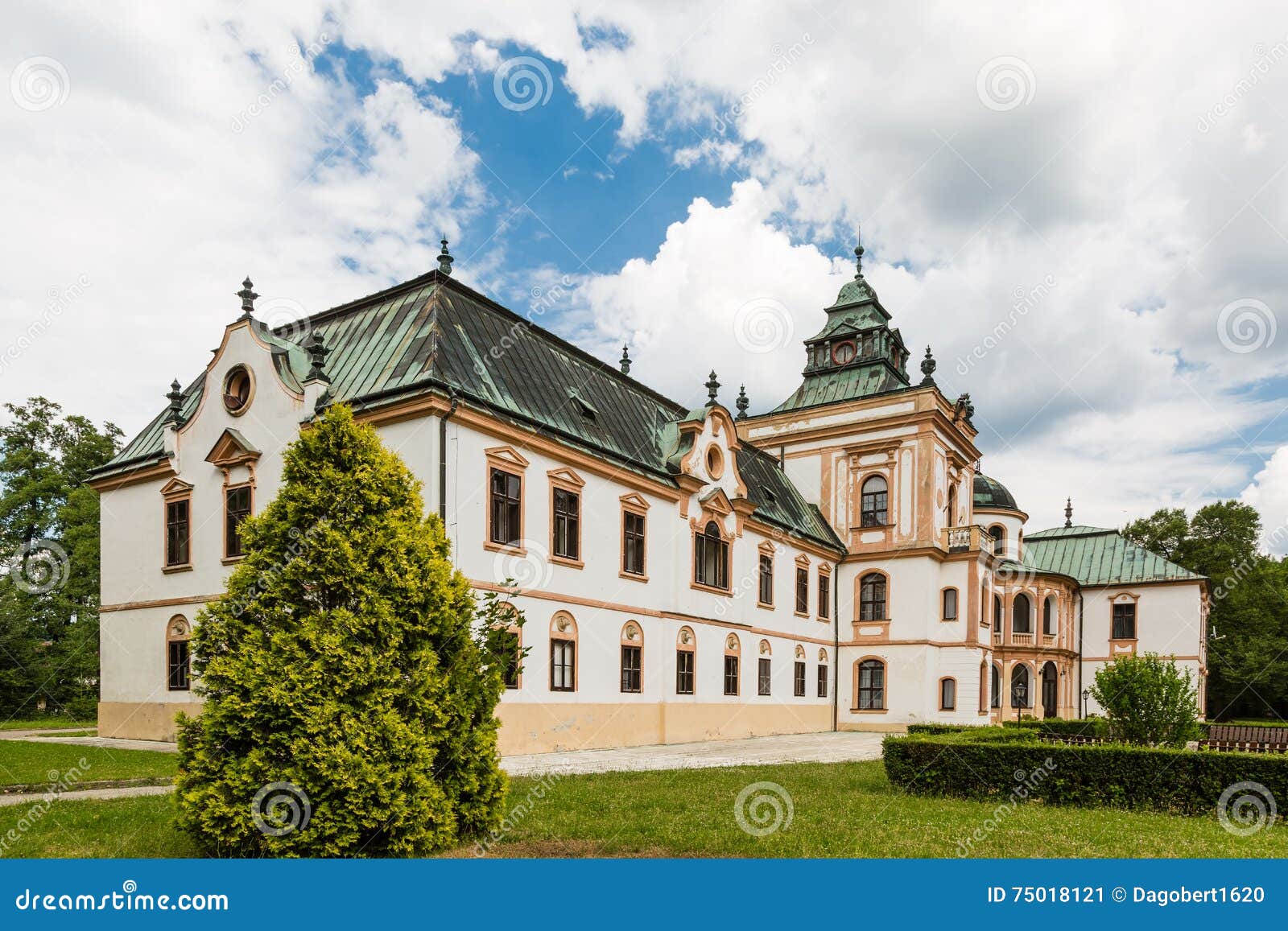 neobaroque manor house in klatova nova ves