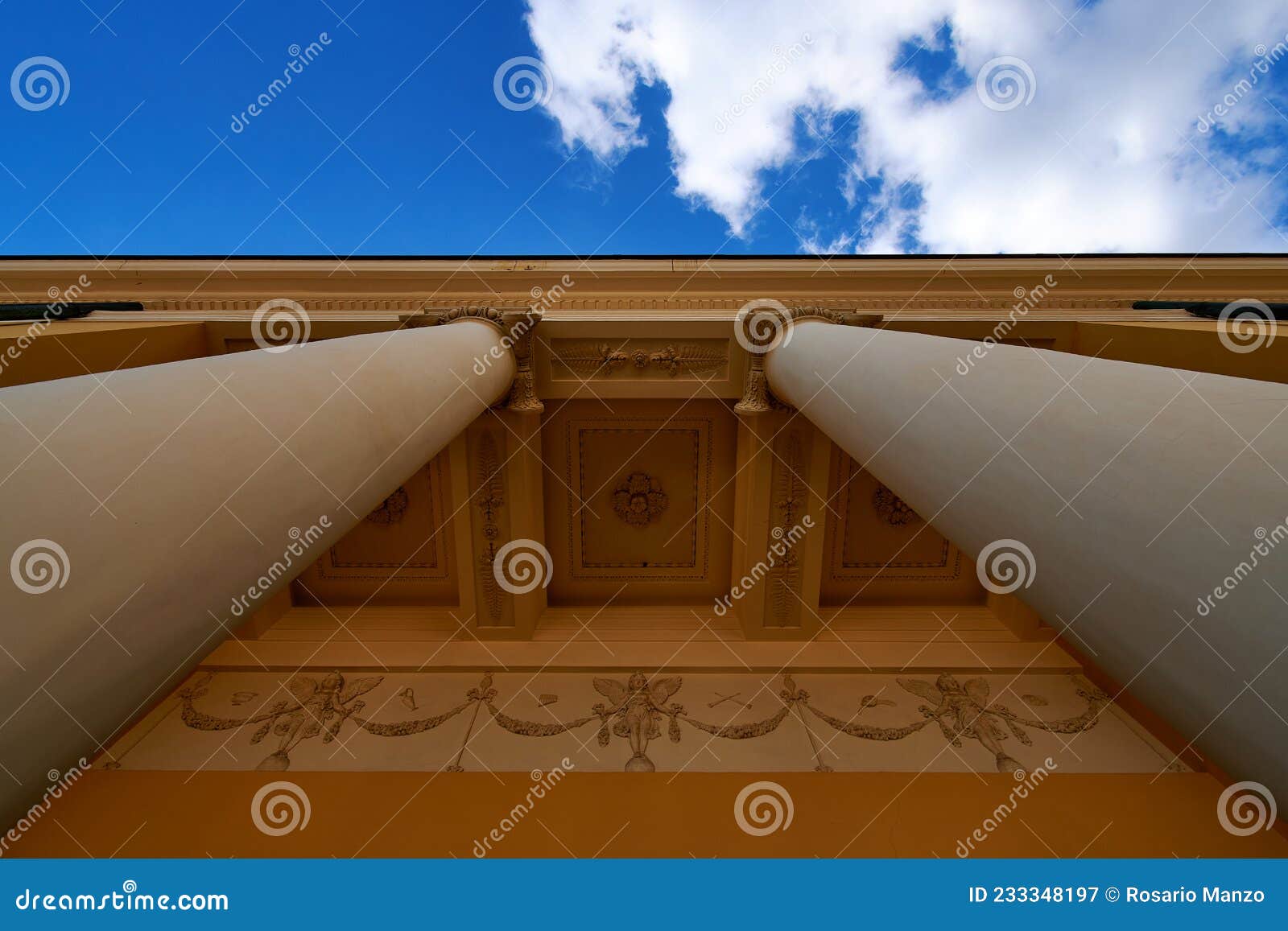 neoclassic building columns