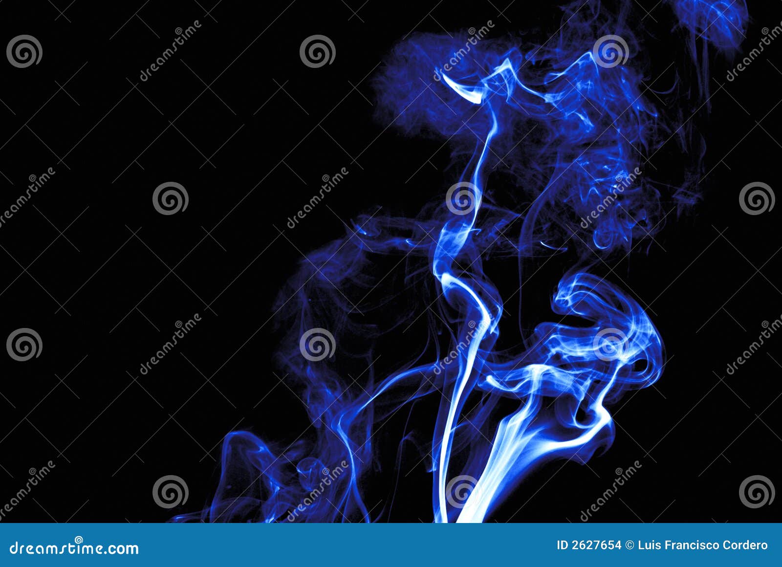Neon blue smoke stock photo. Image of blue, fire, background - 2627654